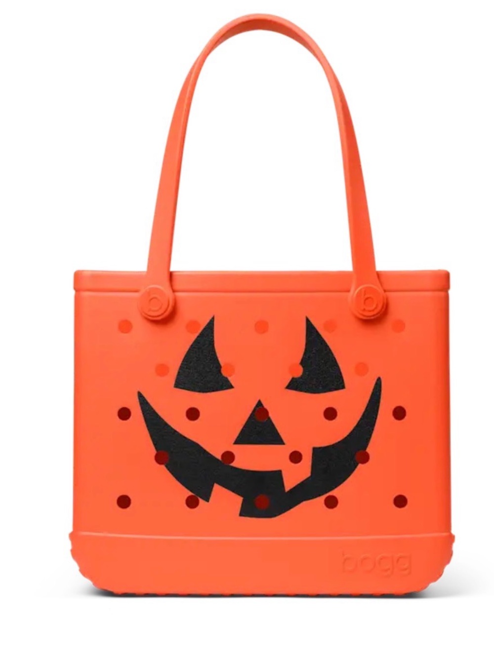 Orange Halloween Pumpkin jack-o’-lantern croc like Tote Bag
